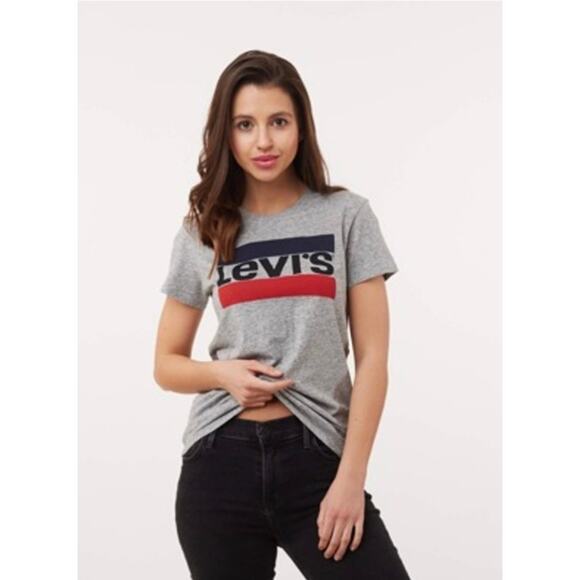 Levi’s Tops - Levi’s T-Shirt Short Sleeve Gray Cotton